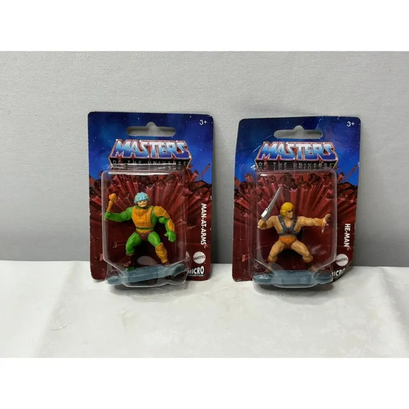 He-man Masters Of The Universe Micro Collection Action Figures Set of 2 Mattel - Picture 2 of 3